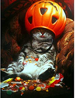 Diamond Painting Cat Halloween