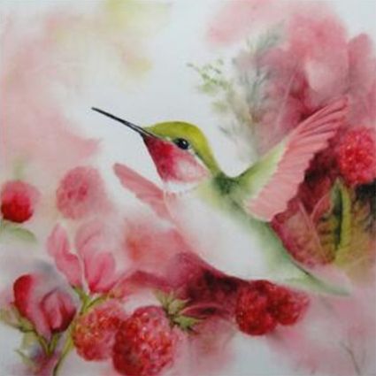 Very Small Canvases Diamond Painting Red Bird