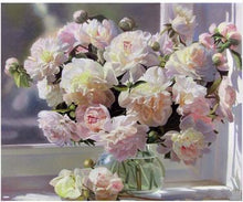 Load image into Gallery viewer, Diamond Painting Kits For Beginners Peony Flower
