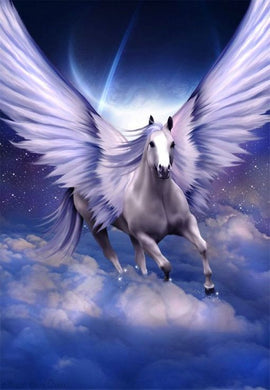 White Horse Wings Fly