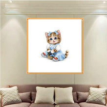 Load image into Gallery viewer, Kitten Diamond Painting
