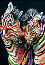 Load image into Gallery viewer, Colorful Zebra Diamond Painting
