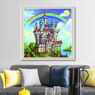 Rainbow Castle Cartoon