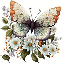 Load image into Gallery viewer, 5D Flower Butterfly - 30x30cm
