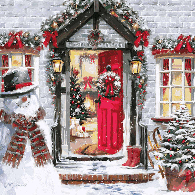 Christmas Shop Snow