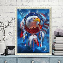 Load image into Gallery viewer, Eagle Dream Catcher Diamond Painting
