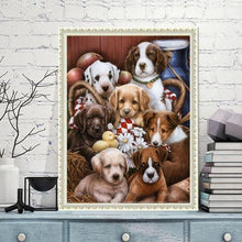 Load image into Gallery viewer, Puppy And Duck Diamond Painting

