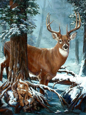 Deer 5D Diamond Painting Landscape Christmas ADP8749
